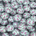 P518 BRIGHT PINK FLAMINGOS 15MM PRINT (10ct)