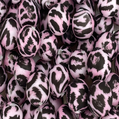 P567 SOFT PINK LEOPARD 15MM PRINT (10ct)