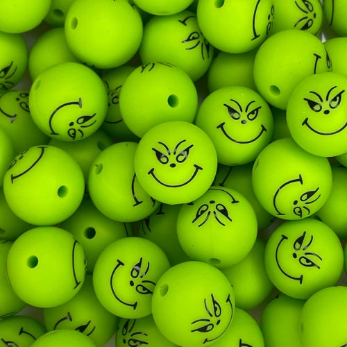 P592 MR GREEN FACE 15MM PRINT (10ct)