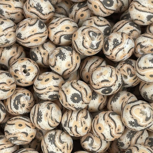 P584 DESERT DAISY 15MM PRINT (10ct)