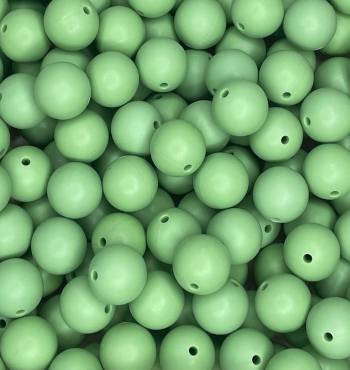 #159 TEA GREEN 15MM SOLID (10ct)