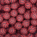 P649 RED CHECKERED 15MM PRINT (10ct)