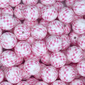 P642 SHADES OF PINK CHECKERD 15MM PRINT (10ct)