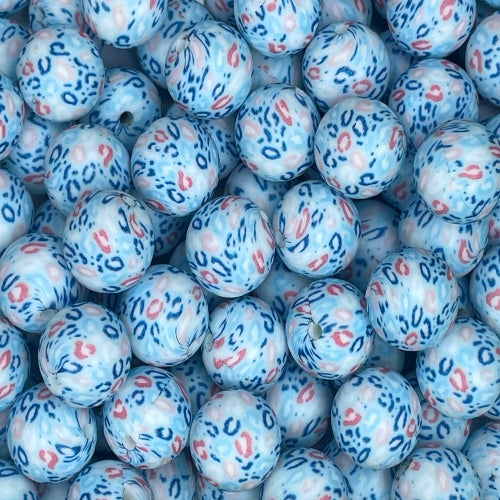 P635 COOL BLUE LEOPARD 15MM PRINT (10ct)