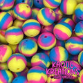 K11 15MM PINK/BLUE/YELLOW SWIRL (10ct)