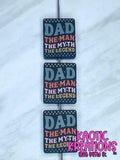 DAD THE MAN THE MYTH THE LEGEND SILICONE FOCAL D364 (1ct)