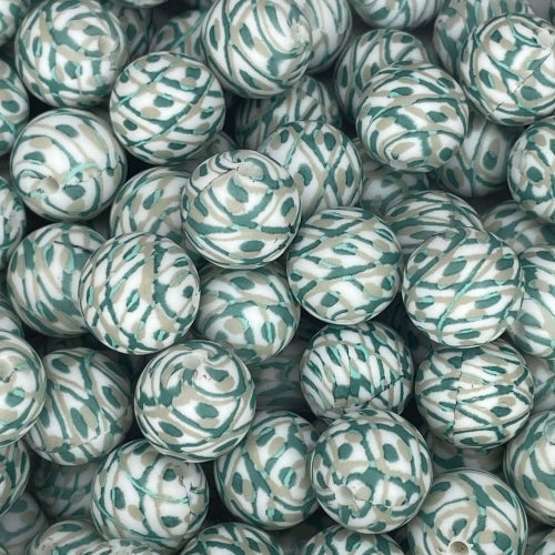 P651 TEAL GRAVEL 15MM PRINT (10ct)