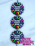 NO ONE FIGHTS ALONE SILICONE FOCAL D40 (1ct)