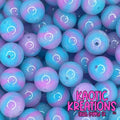 COTTON CANDY SWIRL 15MM GLITTER JELLY (10ct)