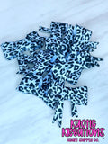 D70 BEADABLE JUMBO SILICONE BOW ICY BLUE LEOPARD (1ct)