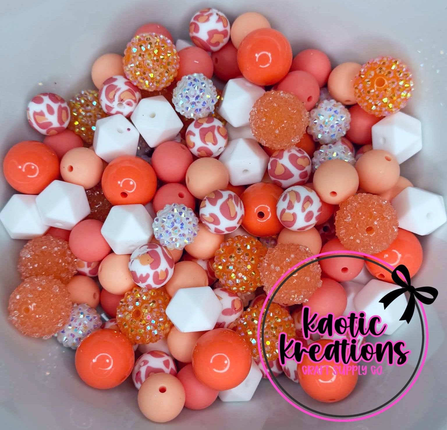 ACRYLIC SILICONE BEAD MIX #71 (30ct)
