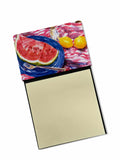 Watermelon Watercolor Sticky Note Holder Refillable Dispenser Desk Accessory 3x3 Pad Gift
