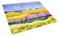 Landscape Cutting Board Tempered Glass Kitchen Cutting Surface, Heat Resistant Chopping, Non-Slip Feet, Food Prep & Serving