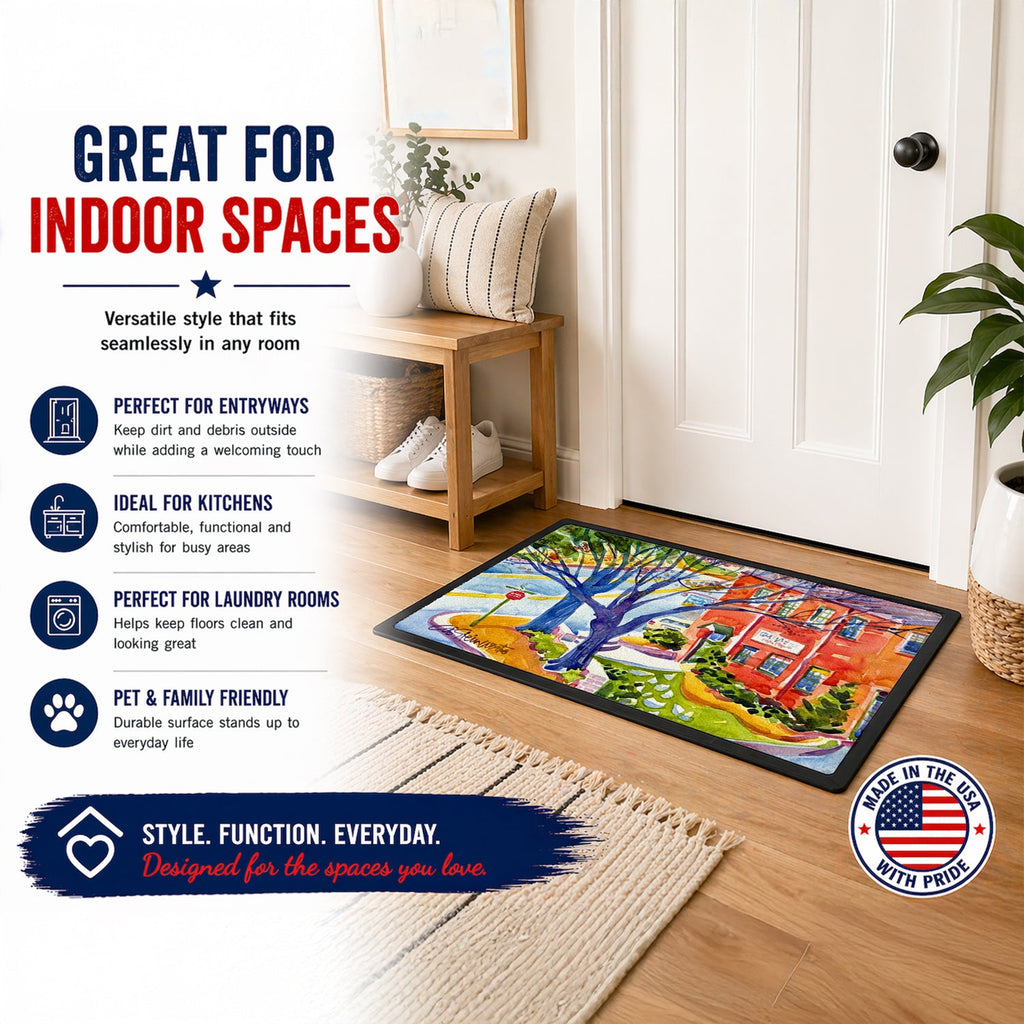 Harbour Doormat Indoor Outdoor 18H X 27W Front Door Mat Rugs for Entryway, Non Slip Washable
