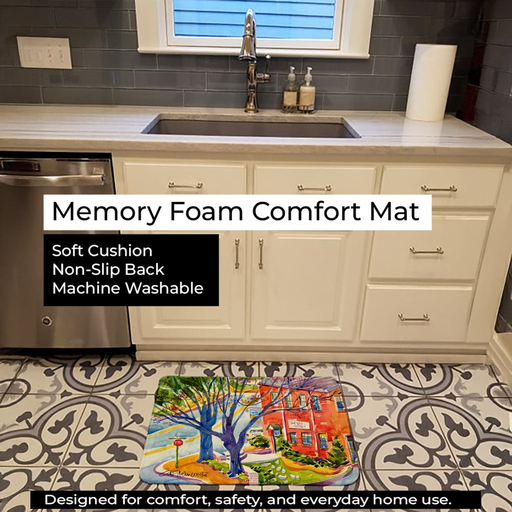Harbour Memory Foam Kitchen Mat Machine Washable Anti-Fatigue Cushion Comfort Bath or Kitchen Rug