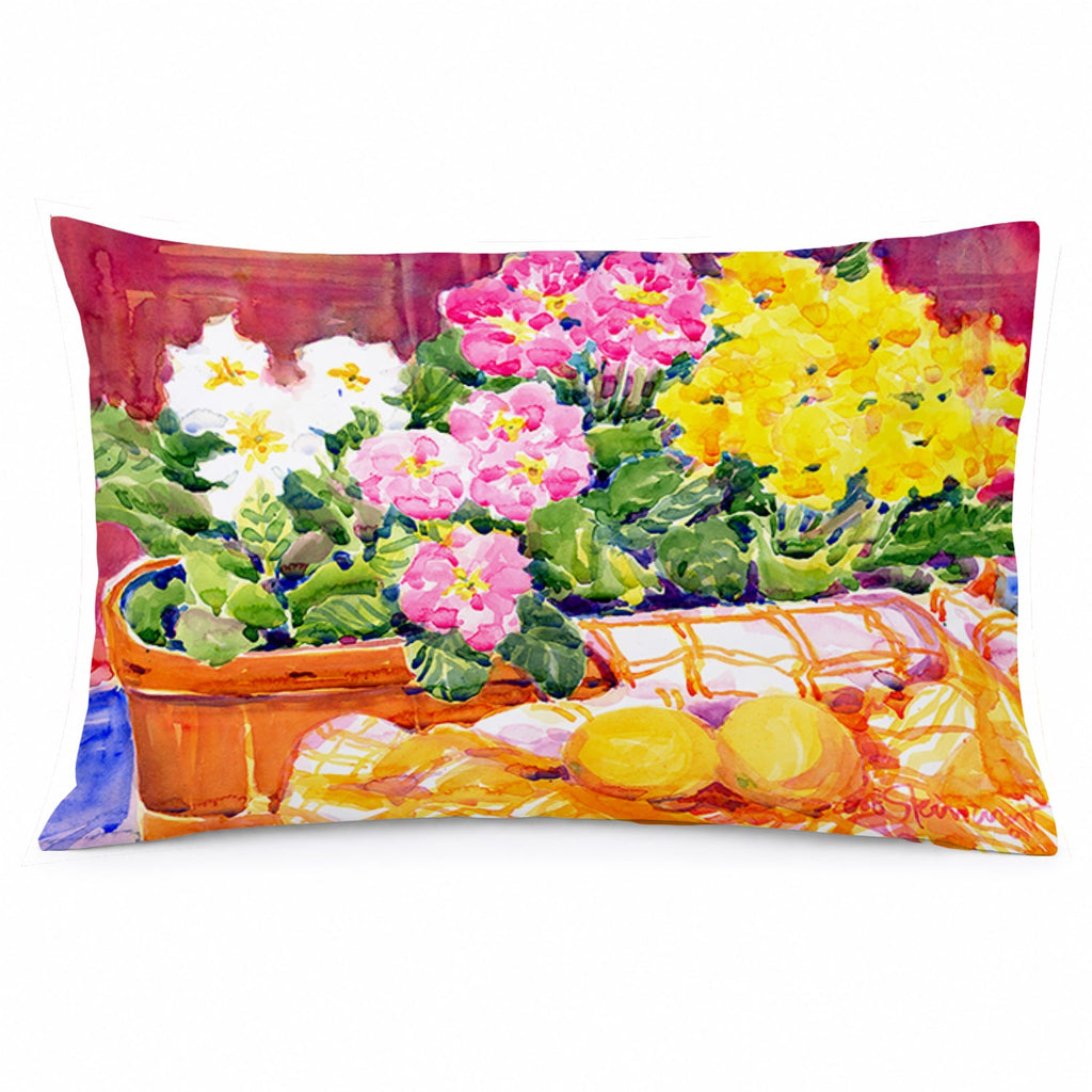 Flower - Primroses Standard Pillowcase Lightweight Super Soft Easy Care Decorative Artwork Pillowcase, Standard