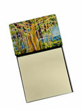 Tree - Banyan Tree Watercolor Sticky Note Holder Refillable Dispenser Desk Accessory 3x3 Pad Gift