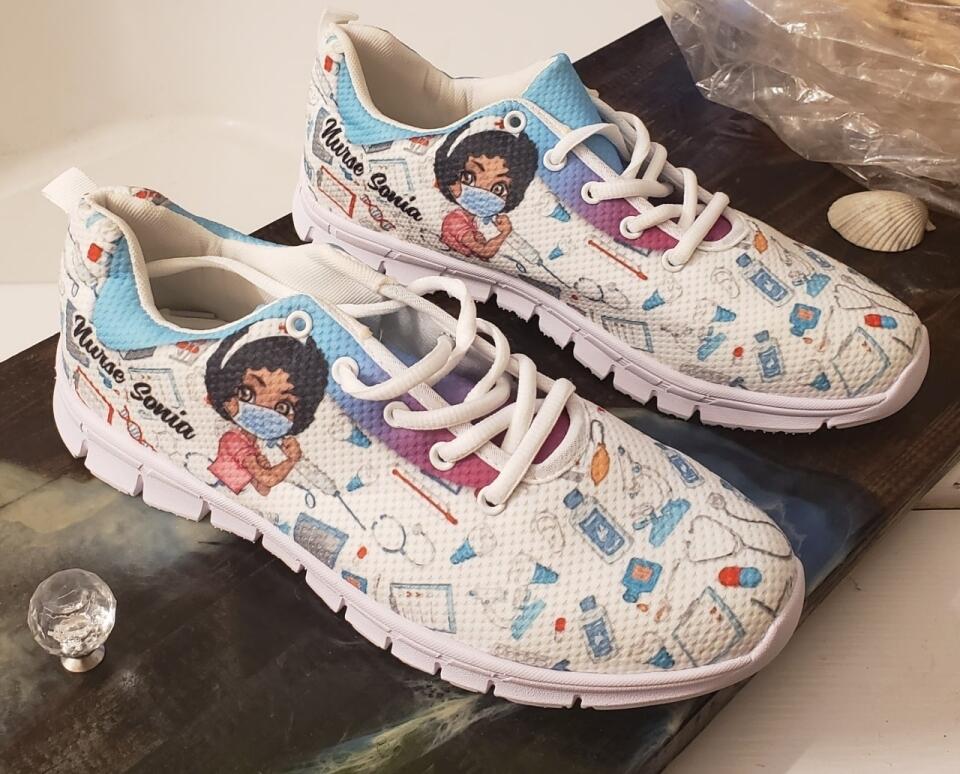 Personalized Pharmacy Sneakers - Gift Idea For Nurse Lovers
