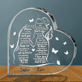 Personalized Memorial Mom Acrylic Plaque - Gift Idea For Mom/Daughter - I'm Standing Next To You