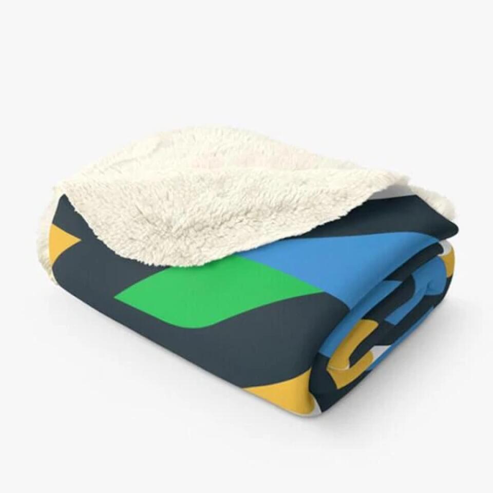 Personalized Friends Quilt/Fleece Blanket - Gift Idea For Best Friends - I Don't Know What's Tighter Our Jeans Or Our Friendship