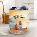 Personalized Dog Mom Laundry Basket - Gift For Dog Lovers with up to 4 Dogs - Rockin' The Dog Mom Life