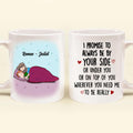 Personalized Couple Always By Your Side Coffee Mug - Best Gift For Couple - I Promise To Always Be By Your Side