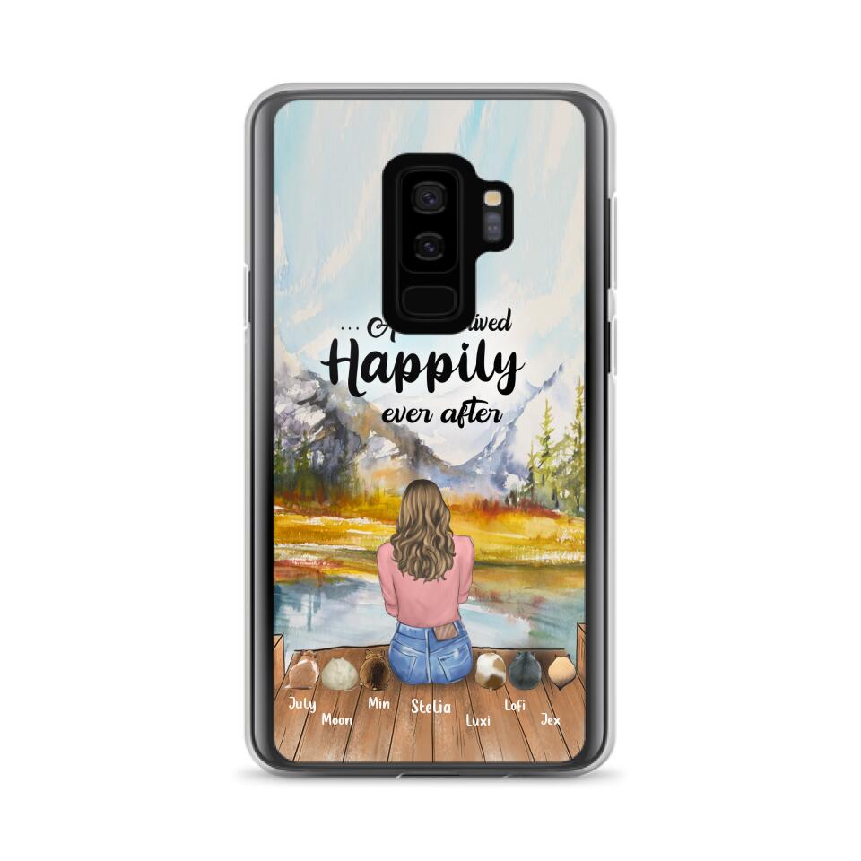 Custom Personalized Pet Phone Case - Gifts For Pet Lovers With 6 Pets - Case for Iphone and  Samsung