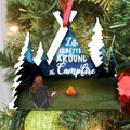 Personalized Night Camping Tent Ornament - Man/Woman/Couple with Up to 4 Kids - Best Gift For Camping Lover - Life Is Better Around The Campfire