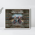 Personalized Rules Of Old School Biker Poster - Gift Idea For Biker Lovers/Friends - Up to 10 People - Old School Biker 8 Rules Of Etiquette