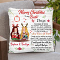 Personalized Xmas Besties Pillow Cover - Best Gift For Friends - Merry Christmas To My Bestie