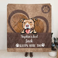 Personalized Pet Quilt/Fleece Blanket/Pillow Cover  - Up to 4 Pets - Best Gift For Dog/Cat Lovers