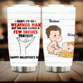 Personalized Weather Man Tumbler - Gifts for Valentines Day - Baby, I'm No Weather Man - Happy Valentine's Day