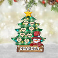 Personalized Family Acrylic Ornament - Up to 8 People - Christmas Gift Idea For Family
