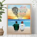 Personalized Memorial Family Poster - Memorial Gift Idea For Family Member - Up to 5 People - The Moment That You Left Me