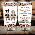 Personalized Besties Tumbler - Gift For Friends/Besties/Sisters - Up to 4 Girls - We're Not Sugar & Spice And Everything Nice
