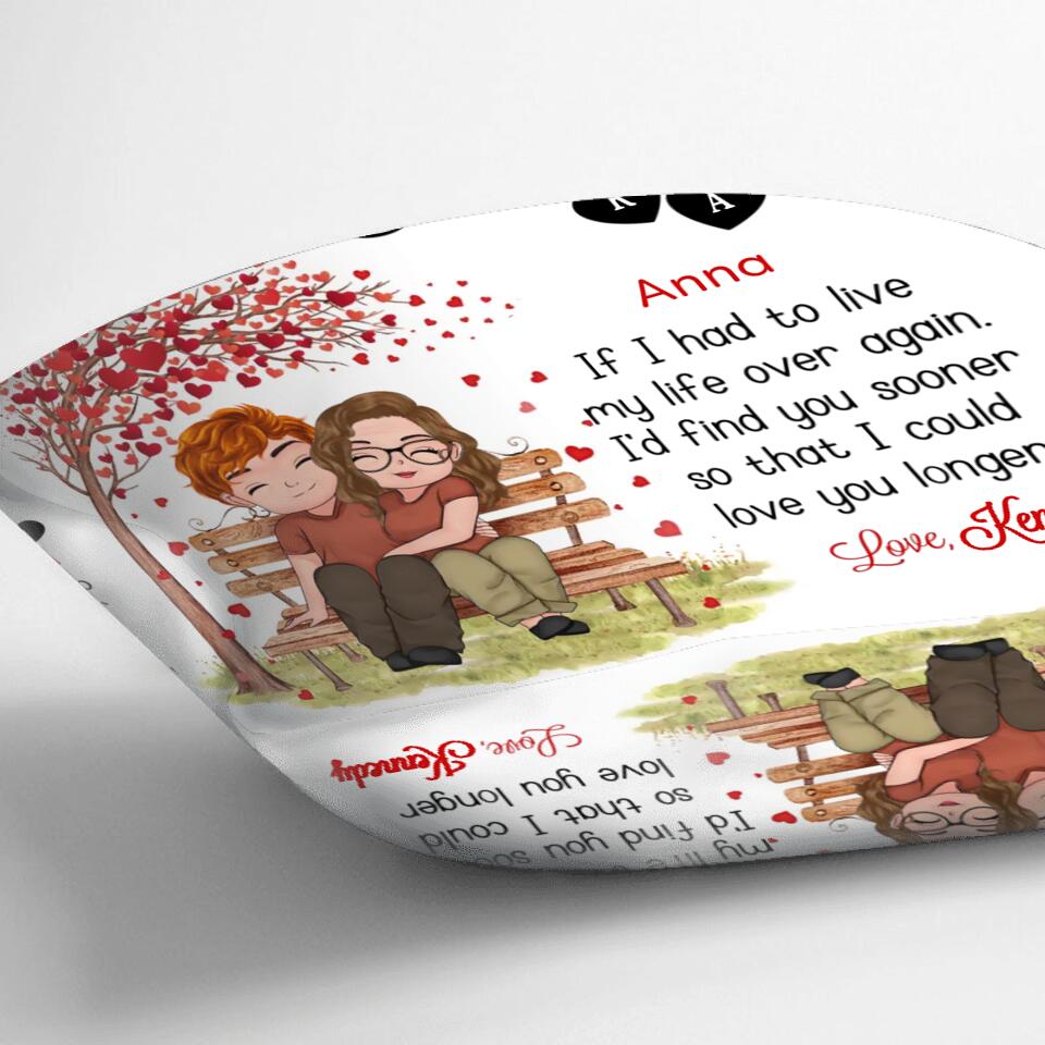 Personalized Couple Pillow Cover- You're All I Need - Gift Idea For Couple/Mother's Day Gift For Wife From Husband