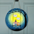 Personalized Memorial Dog Door Sign - Up to 3 Dogs - Best Gift For Dog Lovers - I Still Talk To You