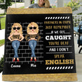 Personalized Friend Fleece Throw Blanket/Quilt - Best Gift Idea For Bestie - If We Get Caught You're Deaf and I Don't Speak English