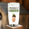 Personalized Grandma's Garden Tumbler - Gift Idea For Grandma/Mother's Day Gift - Up to 10 Kids