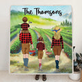 Personalized Summer Family Fleece Blanket - Best Gift for Family/Couple - The Family