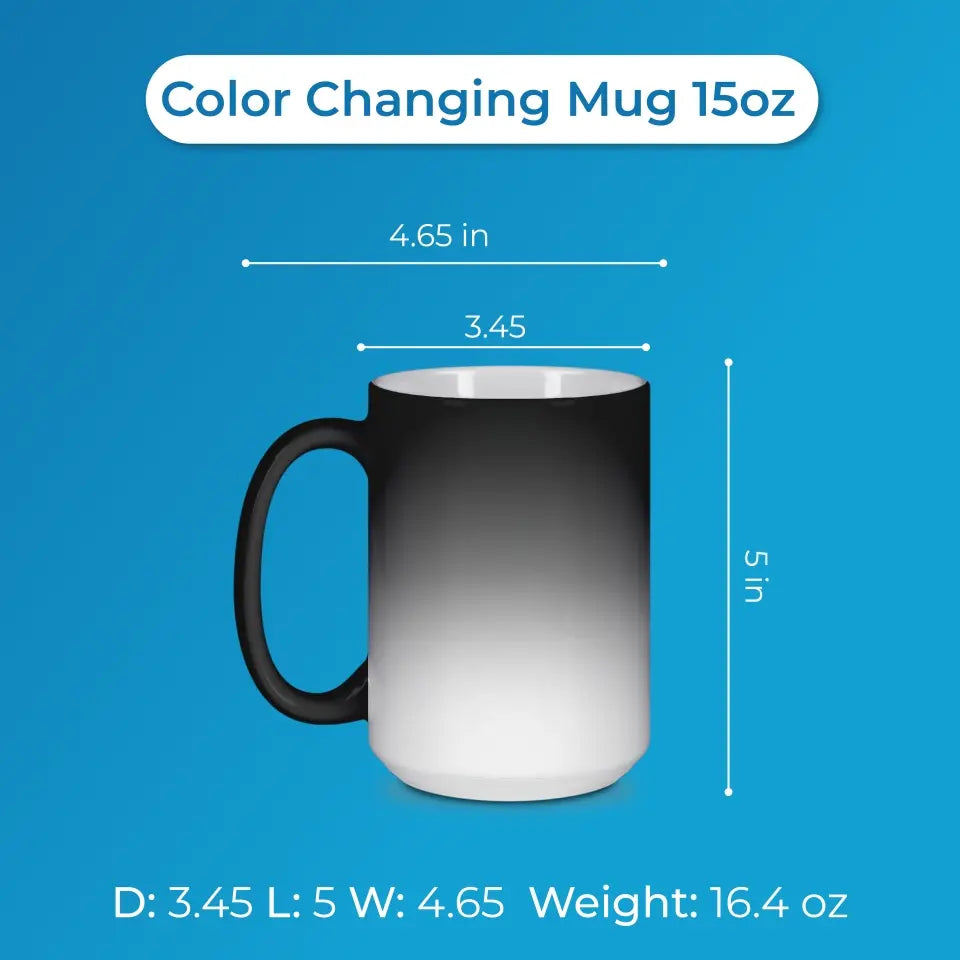 Personalized Dog Mom Color Changing Mug - Funny Gift For Mother's Day