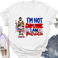 Personalized Veteran Shirt/Hoodie - Gift Idea For Veteran/Independence Day - I'm Not Drunk I Am Patriotic