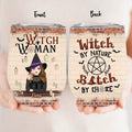 Personalized Witch Woman Wine Tumbler - Gift Idea For Besties/Witches/Halloween - Witch By Nature