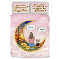 Personalized Memorial Pet Quilt Bed Set - Up to 3 Dogs/Cats/Rabbits - Memorial Gift Idea for Pet Owners