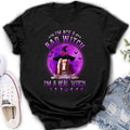 Personalized Witch Shirt/Hoodie - Gift Idea For Halloween/Witch Lovers - I'm Not A Bad Witch I'm A Real Witch