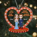 Personalized Wedding Acrylic Ornament - Anniversary/Wedding/Christmas Gift Idea for Couple - Years Of Marriage