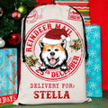 Personalized Dog Santa Sack - Gift Idea For Christmas/Dogs Lover - Reindeer Mail 25th December