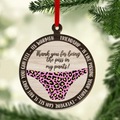 Personalized Friend Wooden Ornament - Gift Idea For Christmas/Friends - Friendship Is Like Pissing Your Pants