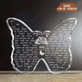 Personalized Memorial Cat Butterfly Acrylic Plaque - Upload Photo - Memorial Gift Idea for Cat Owners - Waiting At The Door