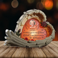 Personalized Heart Wings Rose Memorial Acrylic Plaque - Upload Photo - Memorial Gift Idea For Christmas/Family Member - I'll Hold You In My Heart Until I Can Hold You In Heaven